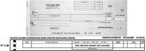 WCKPD14A1NBP COMB DISB-PAYROLL ONE-WRITE CHECK