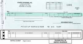 WFP410CNP COMB DISB-PAYROLL ONE-WRITE CHECK