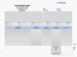 43053PT Continuous Product Invoice