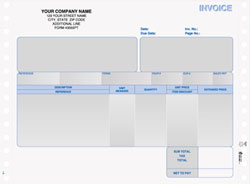 43055PT Continuous Service Invoice