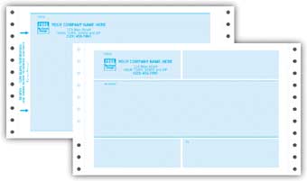 D9661 Continuous One-Way Self Mailer