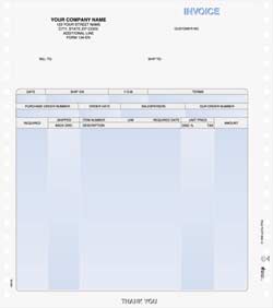 INV134EN Continuous Invoice