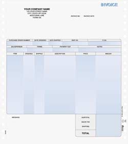 INV154EN Continuous Inventory Invoice