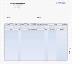 INV157EN Continuous Invoice