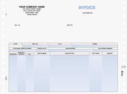 INV162EN Continuous Invoice