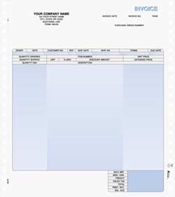 INV168EN Continuous Invoice