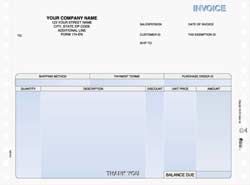 INV174EN Continuous Invoice