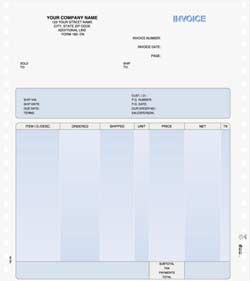 INV182EN Continuous Invoice