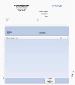 INV183EN Continuous Invoice