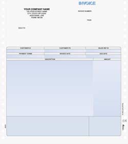 INV186EN Continuous Invoice