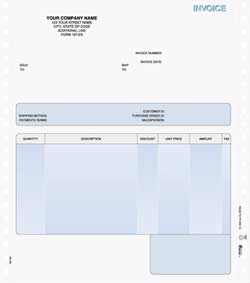 INV197EN Continuous Invoice