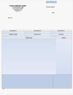 LINV9119 Laser Invoice