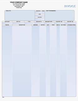 LINV9128 Laser Invoice