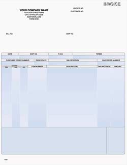 LINV9129 Laser Invoice