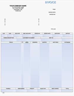 LINV9132 Laser Invoice