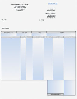 LINV9147 Laser Invoice