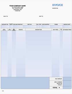 LINV9159 Laser Invoice