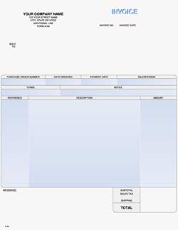 LINV9164 Laser Service Invoice