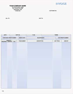 LINV9166 Laser Invoice