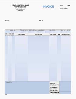 LINV9170 Laser Invoice