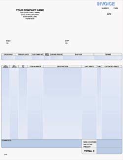 LINV9197 Laser Invoice