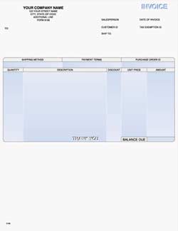 LINV9199 Laser Invoice