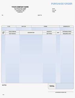 LPO9701 Laser Purchase Order