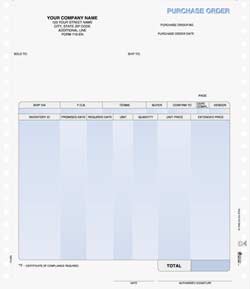 PO710EN Continuous Purchase Order