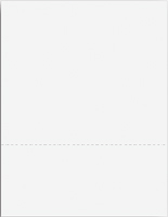 Blank Laser Perforated Form Stock - 3 1/2 From Bottom, 20# - LF5704