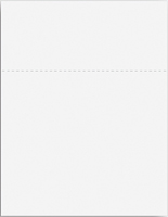 Blank Laser Perforated Form Stock - 3 1/2 From Top, 24# - LF5713