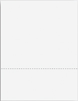 Blank Laser Perforated Form Stock - 3 2/3 From Bottom, 24# - LF5715