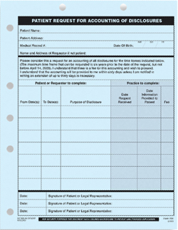 WHIP106 Patient Request For Accounting Of Disclosures