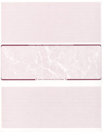 WLSTK2MBBY Blank Laser Middle Check Stock - Burgundy Marble Laser Checks