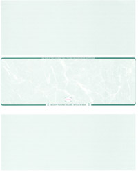 WLSTK2MBHG Blank Laser Middle Check Stock - Hunter Green Marble Laser Checks
