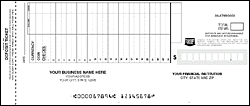 DEL100017 Carbonless Deposit Ticket Sets