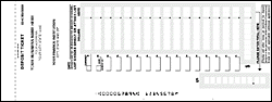 DEL100056 Carbonless Deposit Ticket Book