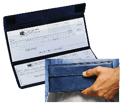 DEL101500 Portable Folding Check Wallet