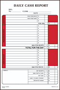 DEL39025 Daily Cash Report Envelope