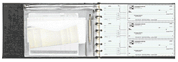 DEL54255 Binder for 3-On-A-Page Checks