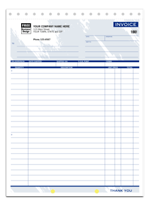 DF106T-4-5 Large Invoice - Detached Carbonless