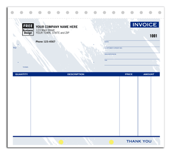 DF107T-4-5 Invoice - Detached Carbonless