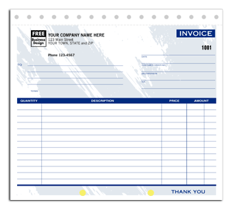 DF108T-4-5 Invoice - Detached Carbonless