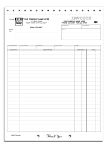 DF110 Large Invoice with Mailing Label