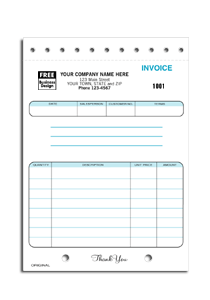 DF114 Compact Invoice - Detached with Carbons