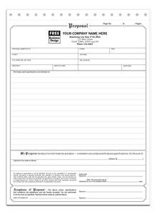 DF118 Proposal/Acceptance - Detached Carbonless