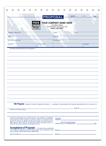 DF118T Proposal/Acceptance - Detached Carbonless