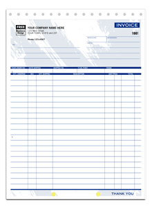 DF122T-4-5 Large Shipping Invoice with Packing List - Detached Carbonless