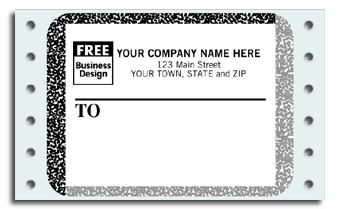 DF1288 Continuous Mailing Label