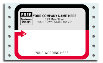 DF1289 Continuous Mailing Labels