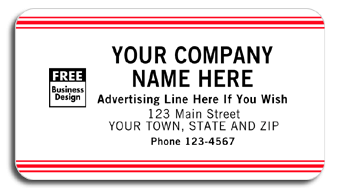 DF1708 Jumbo Advertising Label